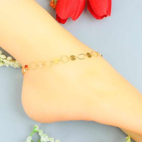 "Handmade Anklet – A Stylish Choice for Women, Thoughtful Gift Idea, EVCH1841 - Picture 1 of 10